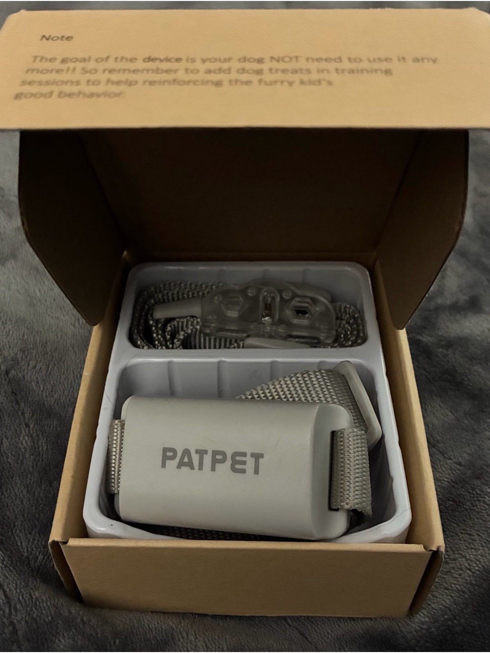 NIB Patpet Smart Anti-Bark Dog Training Collar